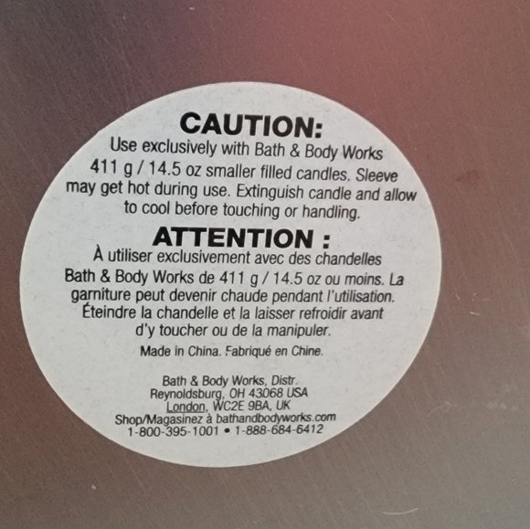 Bath &Body Works Bronze Metal Cutout Design Candle Holder Evergreens Pre-owned - Picture 5 of 10